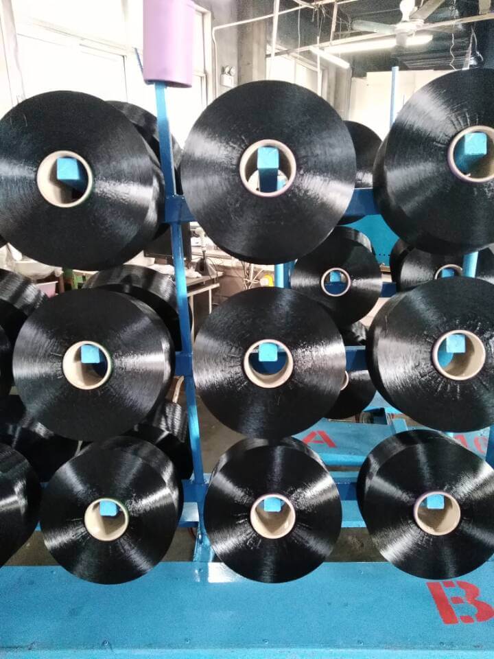 Dope dyed nylon twsited FDY yarn (4)